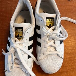 Adidas White and Black Sneakers